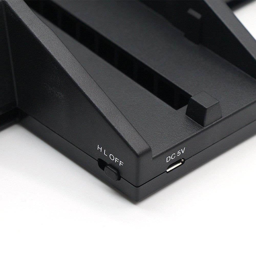 OSTENT 3 in 1 Multi Function Charger Charging Dock Power Station Stand Mount for Sony PS4/Pro Console