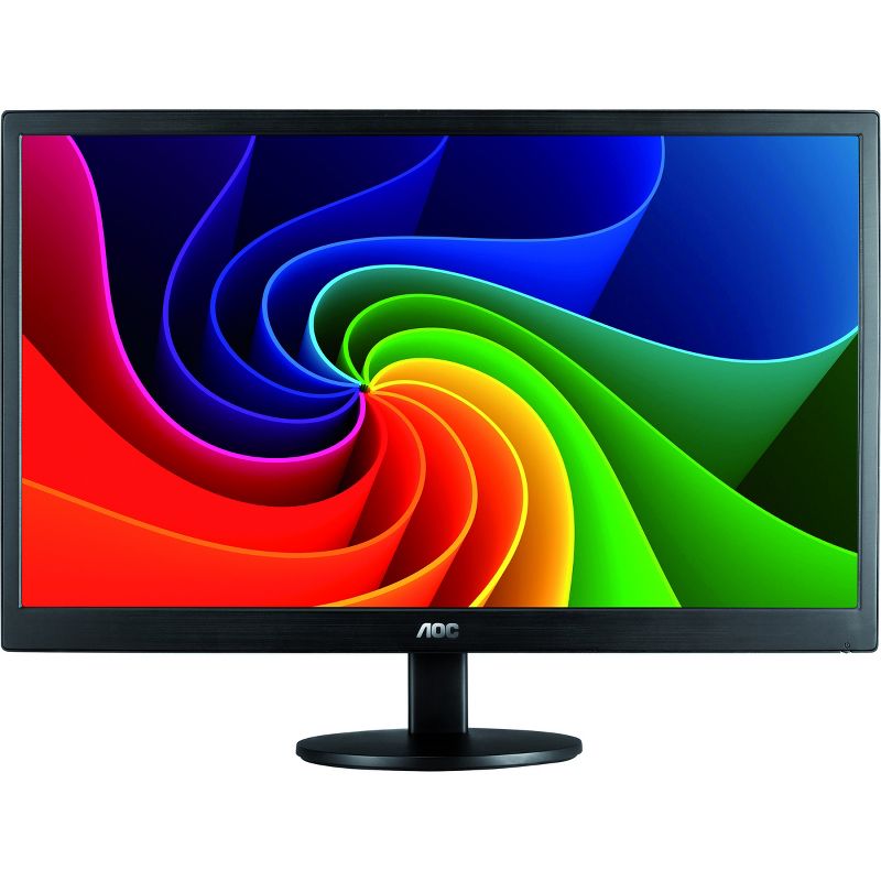 AOC E970SWN 18.5" WXGA LED LCD Monitor - 16:9 - Black - 1366 x 768 - 16.7 Million Colors - 200 Nit - 5 ms - 60 Hz Refresh Rate - VGA