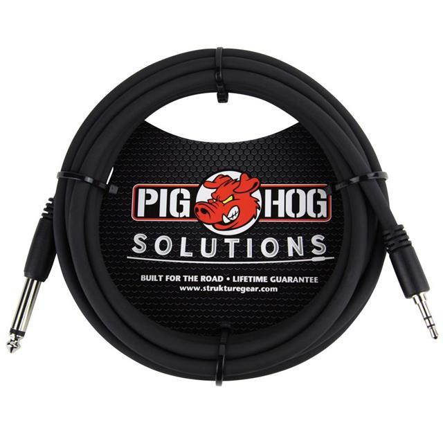 Pig Hog Solutions 3.5mm TRS to 1/4" Mono Adapter Cable (10 ft.)
