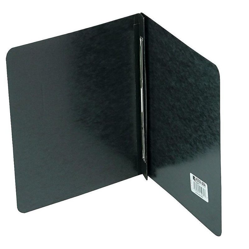 ACCO Pressboard Report Cover Prong Clip Letter 3" Capacity Black 25971