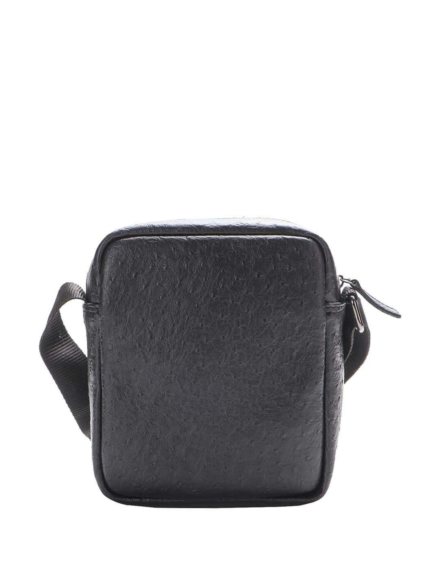 Police Black Textured Medium Cross Body Bag