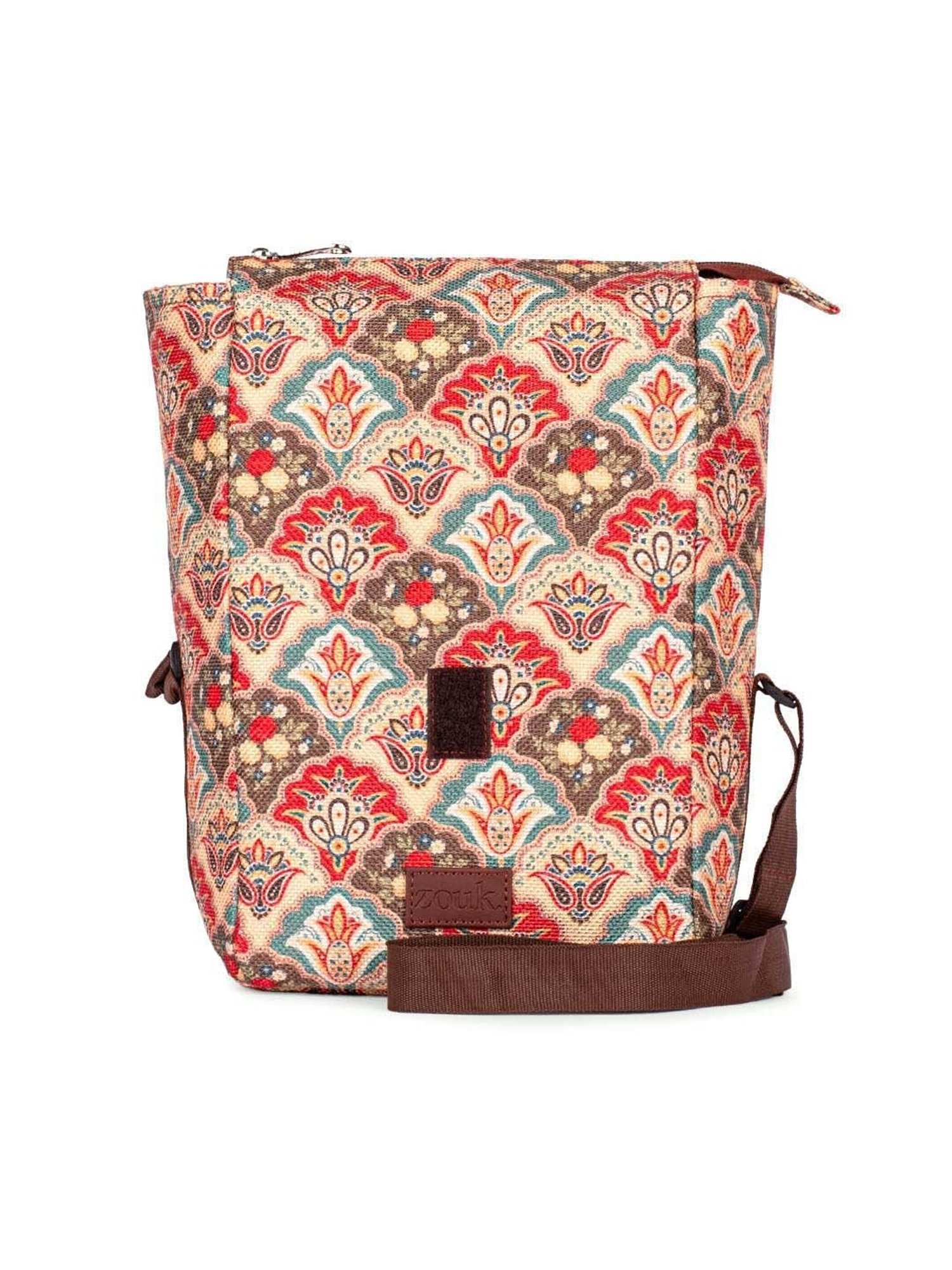 ZOUK Multicolor Printed Handbag