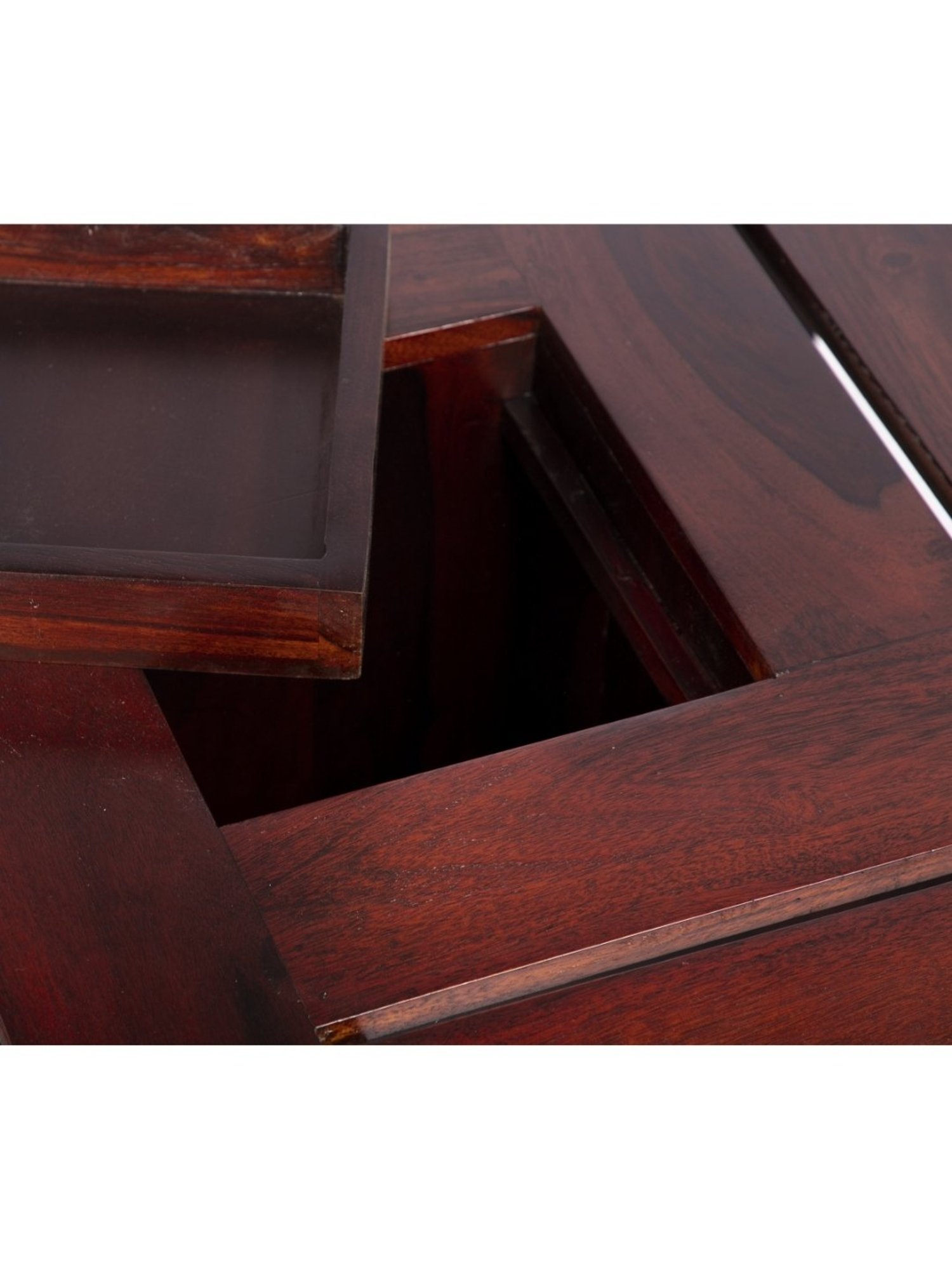 Glass Oval Living Room Metal Coffee Table - Saracina Home