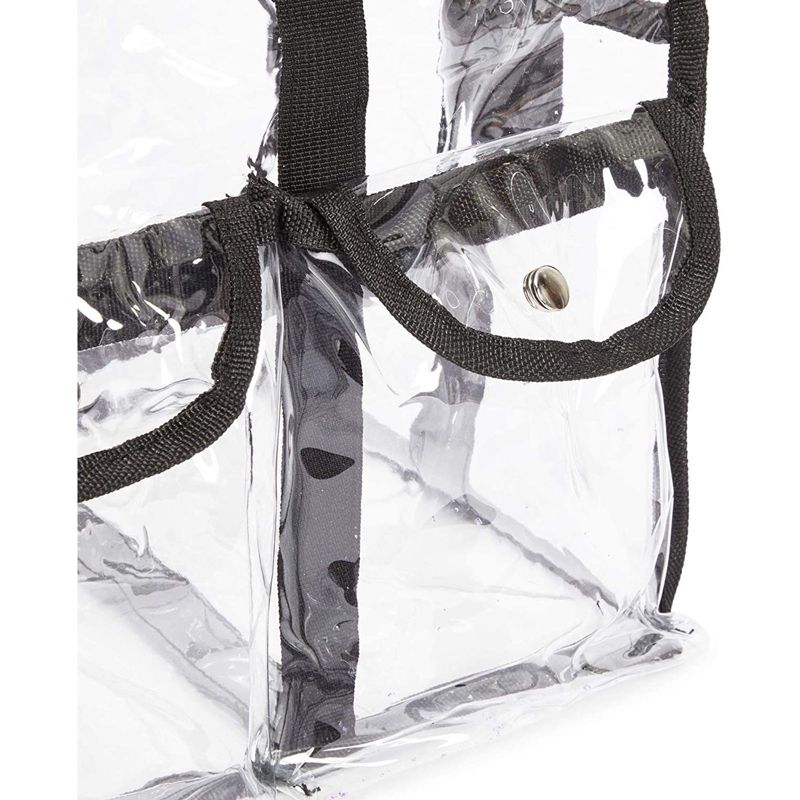 Okuna Outpost Large Clear Makeup Bag, Cosmetic Organizer (16.5 x 9 x 10 In)