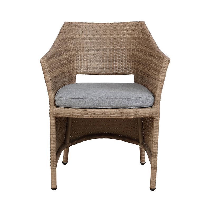 Kokoli 5pc Conversation Set - Brown - Alaterre Furniture