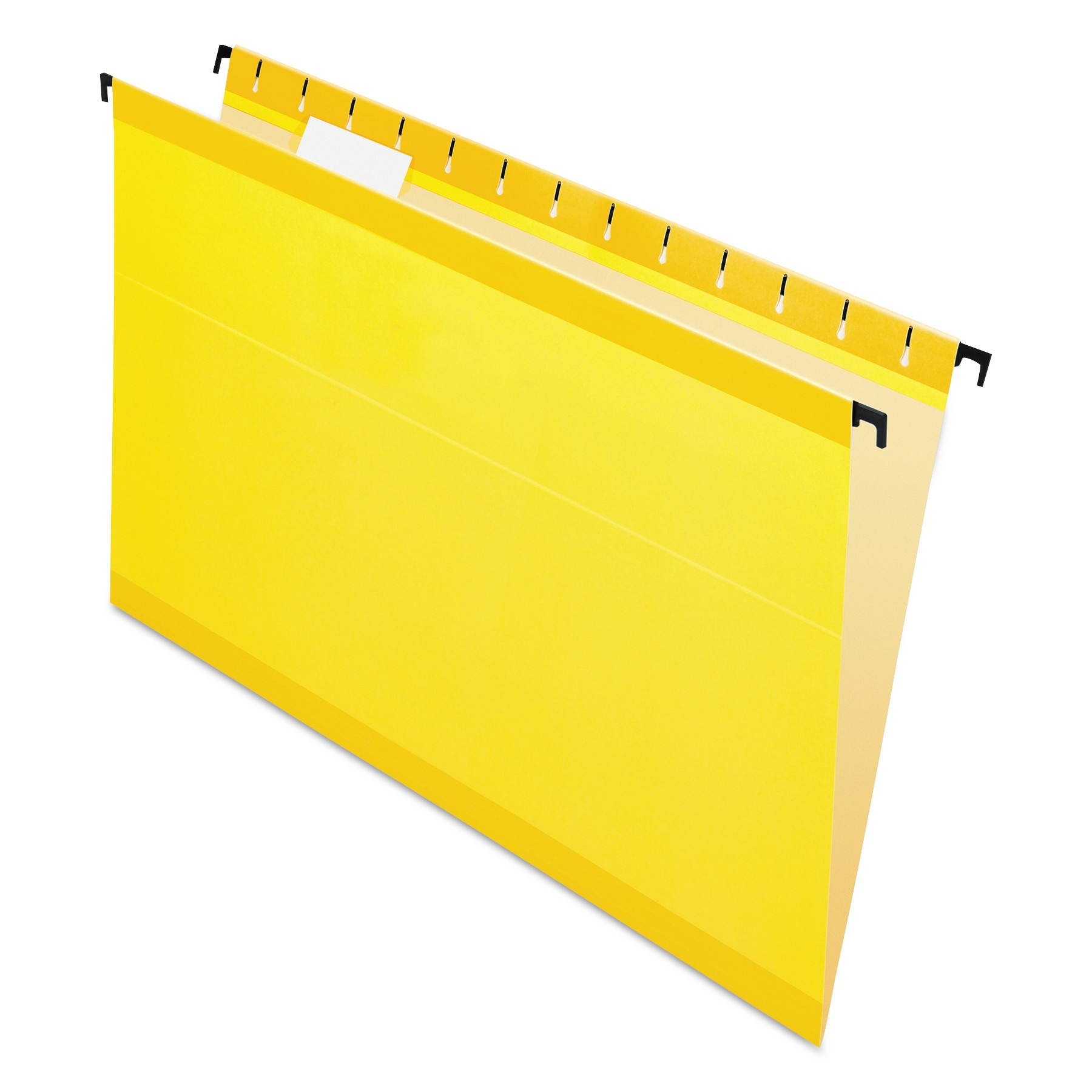 Pendaflex 615315YEL Poly Laminate Hanging Folders, Legal, 1/5 Tab, Yellow, 20/Box, 1 Box