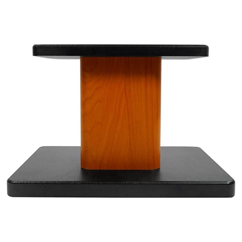 2  RHT8C Computer/Bookshelf Desktop Speaker/Studio Monitor Stands-Wood