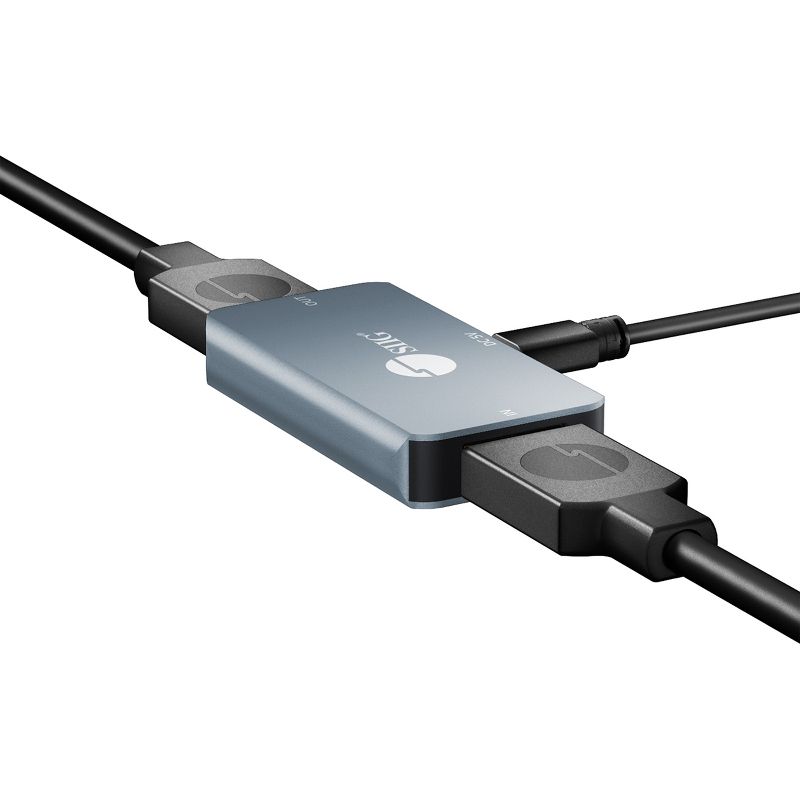 SIIG HDMI 2.0 4K HDR Repeater - 4096 x 2160 - 98.43 ft Maximum Operating Distance - HDMI In - HDMI Out - USB - Aluminum - TAA Compliant