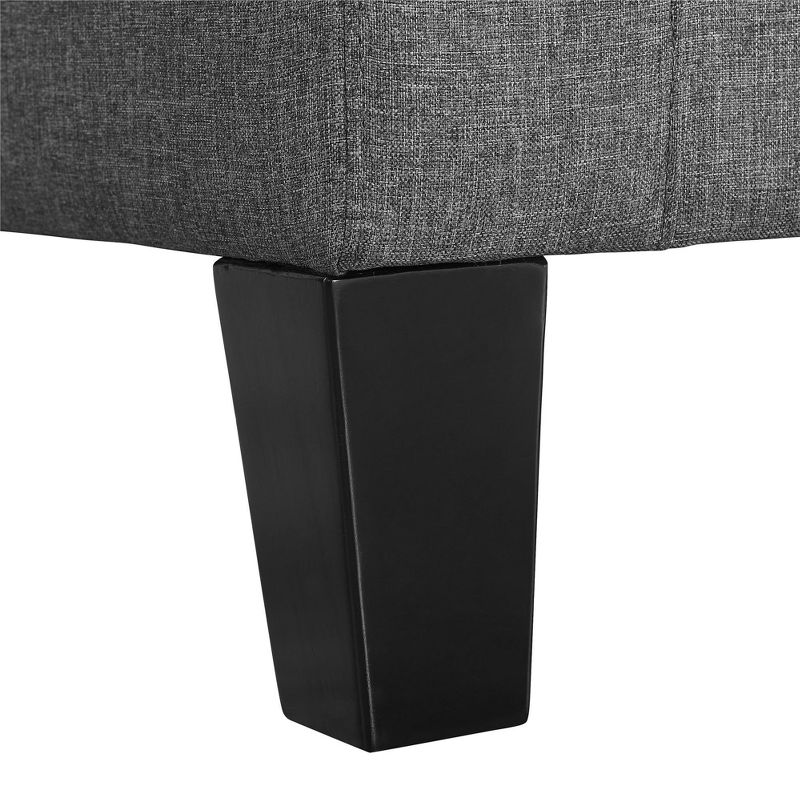 Byron Faux Leather 2 Seater Reclining Loveseat Dark Brown - Baxton Studio