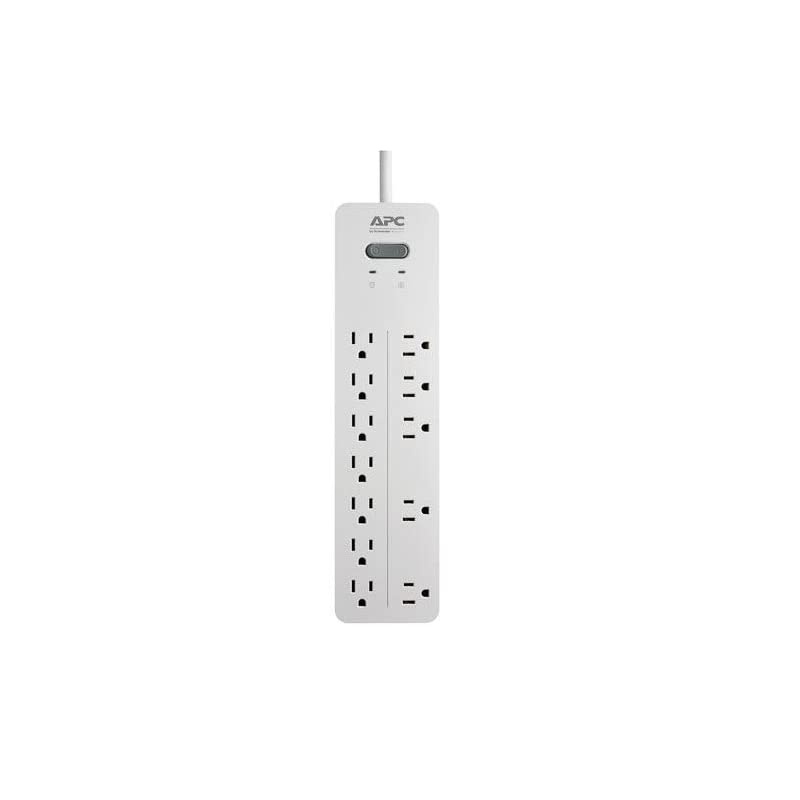 Power Strip Surge Protector,  PH12, 2160 Joules, Flat Plug, 12 Outlet Power Cord Strip