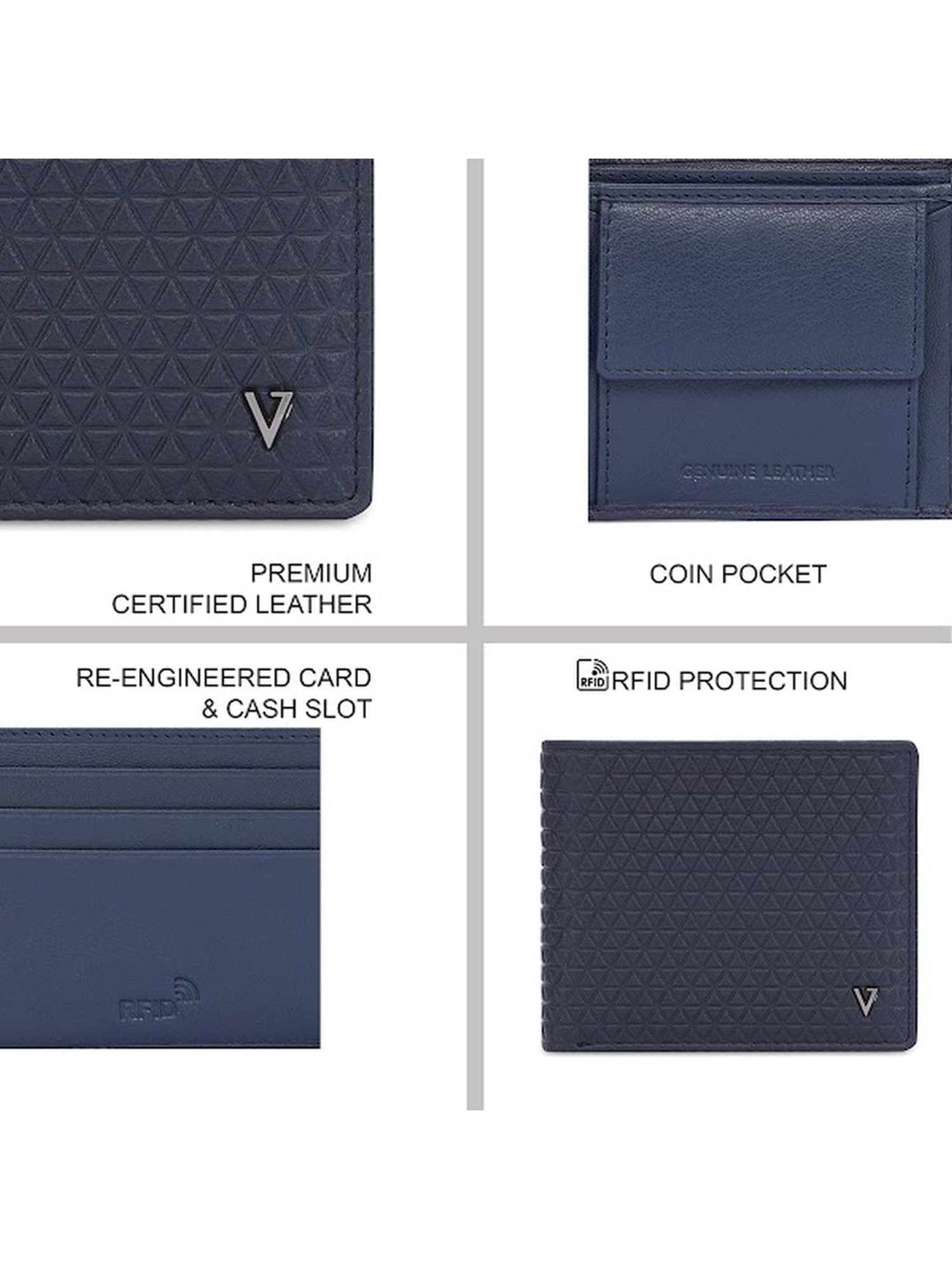 THE HOLISTIK Revival Black & Maroon Casual Leather Bi-Fold Wallet for Men