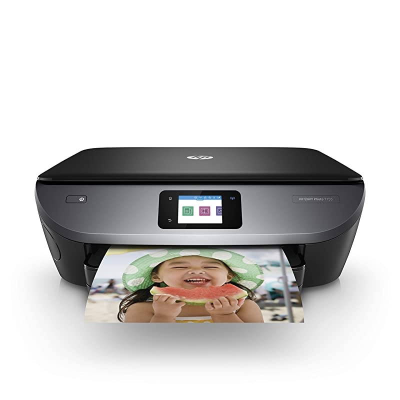ENVY Photo 7155 All-in-One Photo Printer with Wireless Printing,  Instant Ink, Works with Alexa (K7G93A)