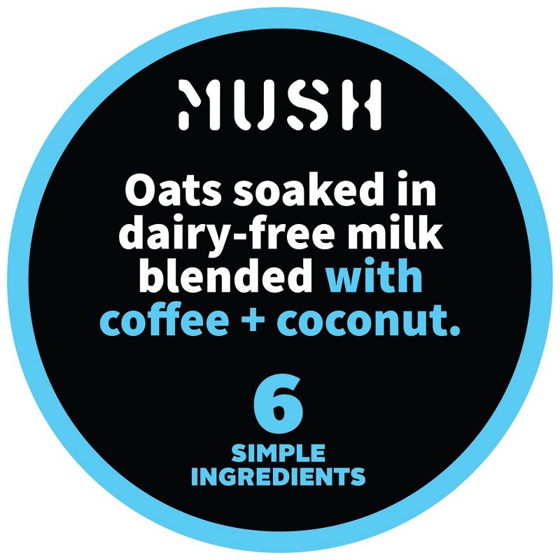 MUSH Coffee & Coconut Cream Ready-to-Eat Oats - 5oz
