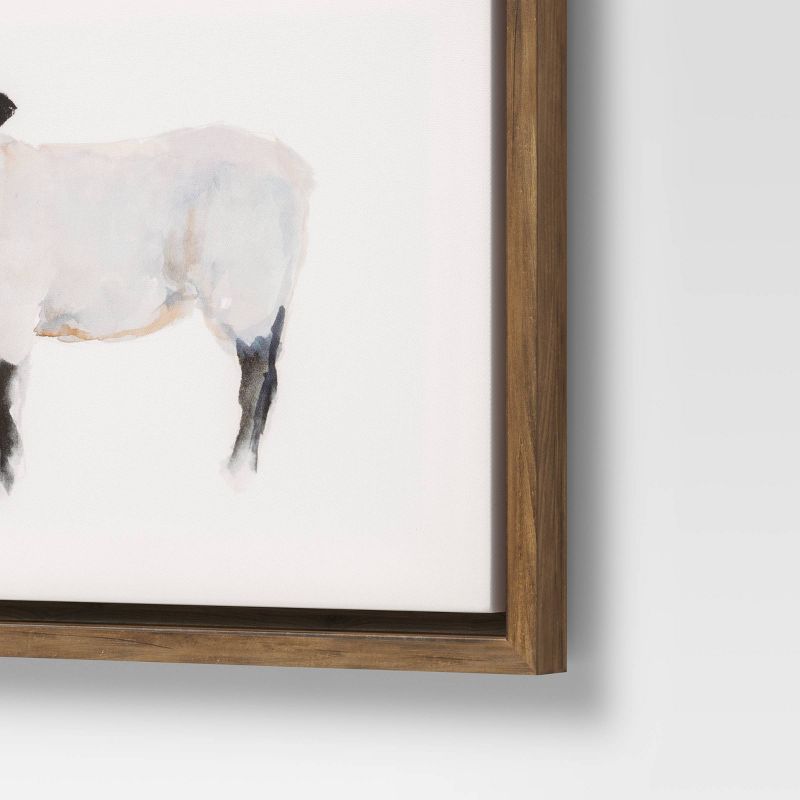 21" x 21" Weaving I by Mike Schick Framed Wall Art Print - Amanti Art