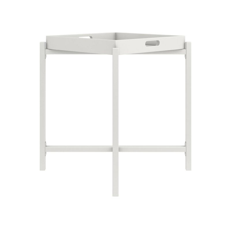 Coco Side Tray Table White - CosmoLiving by Cosmopolitan