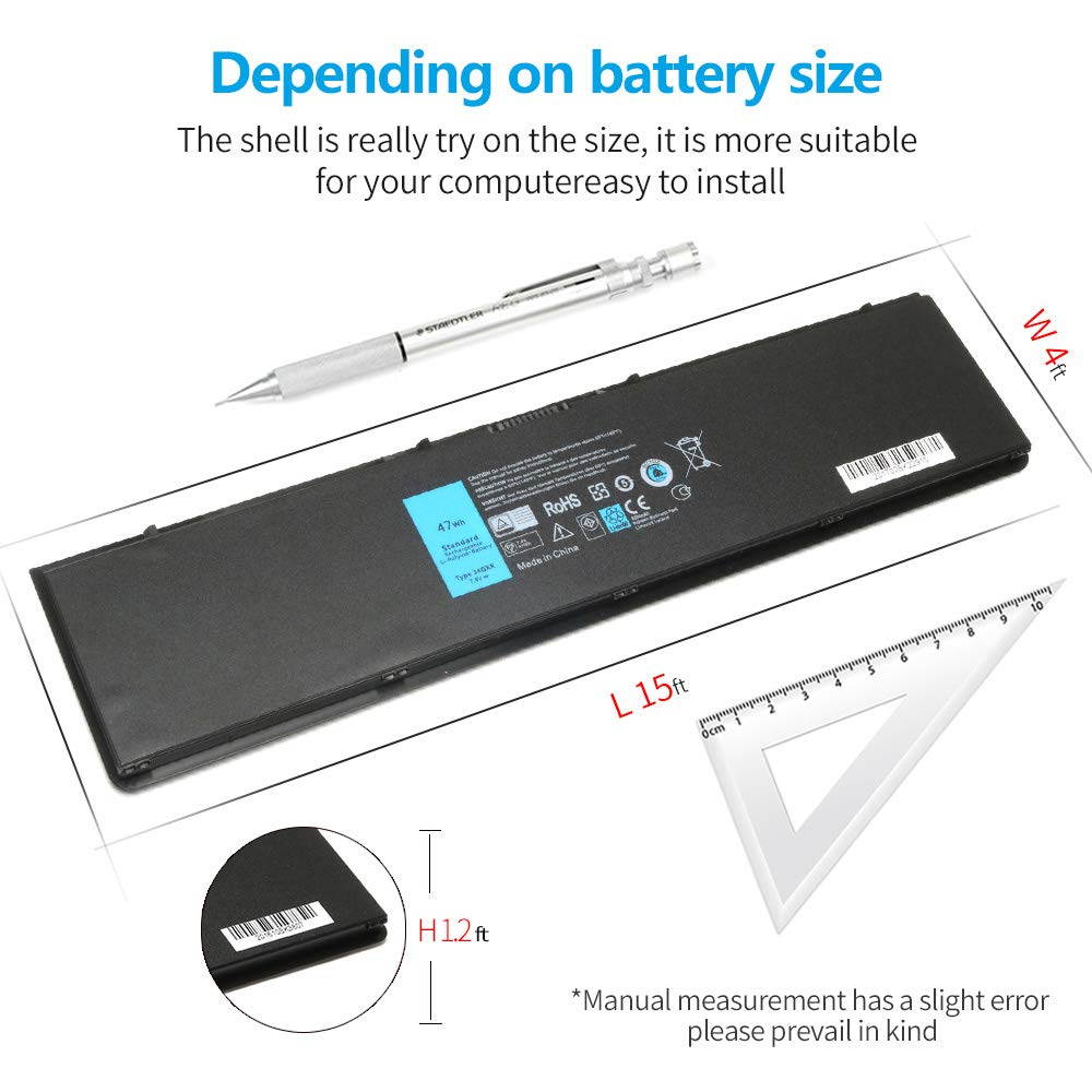 New OEM Replacement Dell 451-BBFT 451-BBFV 451-BBFY F38HT G0G2M PFXCR T19VW Laptop Battery for Dell Latitude E7420 E7440 E225846 Laptop Notebook Series [7.4V 47Wh ]