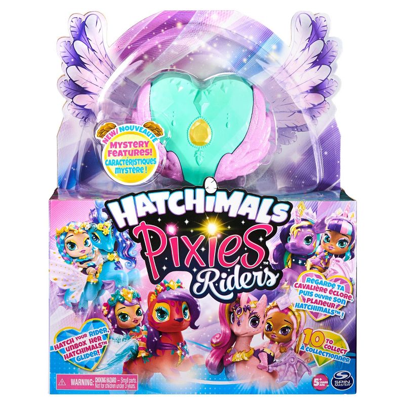 Hatchimals Pixies Riders Petal Primrose Pixie & Deeraloo Glider Hatchimal Set with Mystery Feature