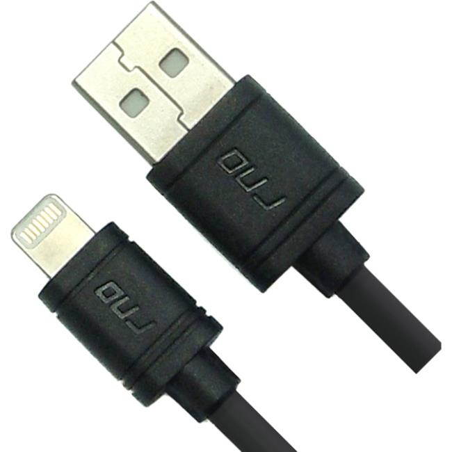RND Apple Certified Lightning to Reversible USB 6FT Cable for iPhone (6/6 Plus/6S/6S Plus/5/5S/5C/SE) iPad (Pro/Air/Mini) iPod and Siri Remote Data Sync and Charge 8-Pin Cable (6 Feet/1.8 M/Black)