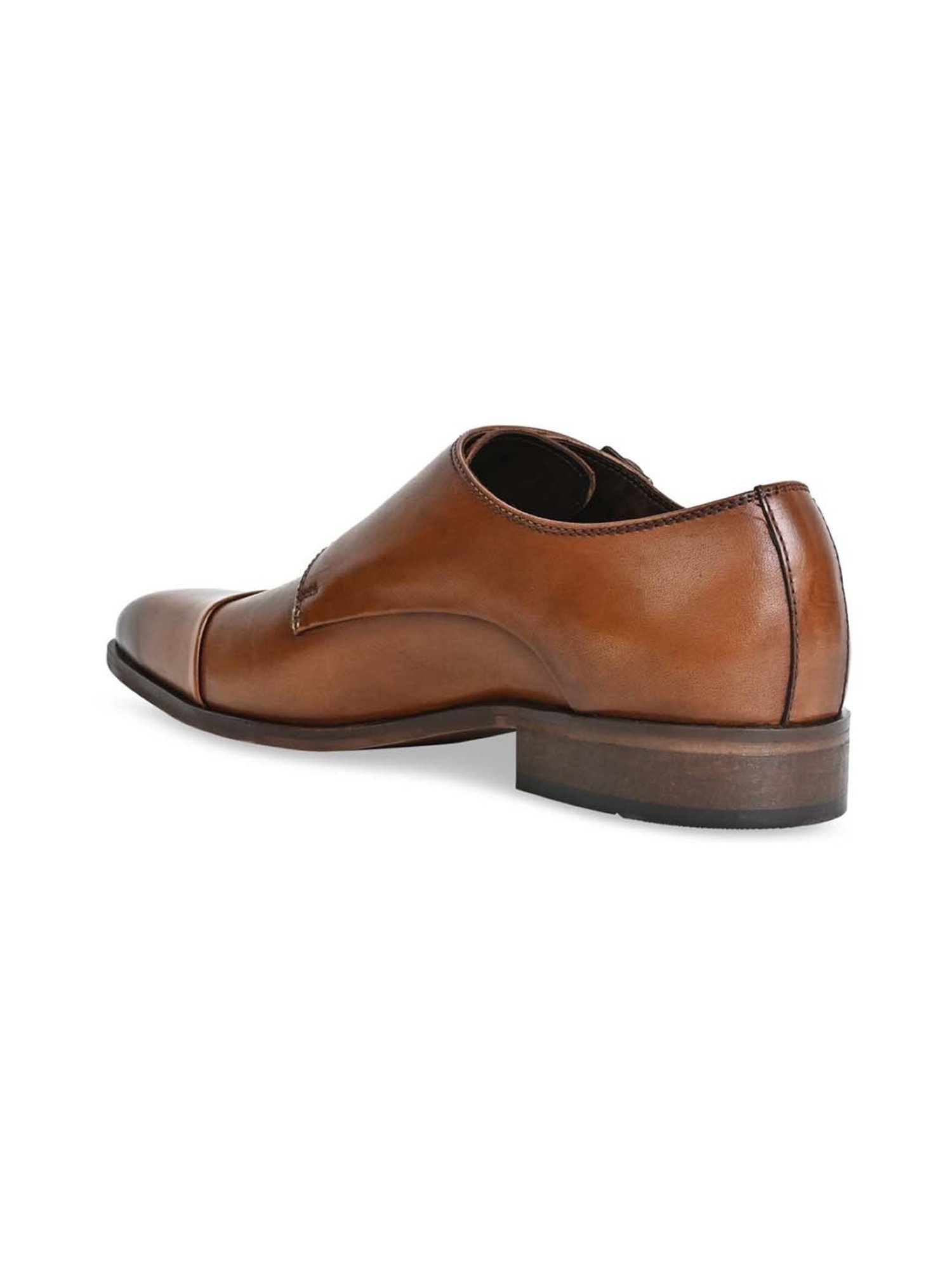 Imperio by Regal Men's Tan Monk Shoes