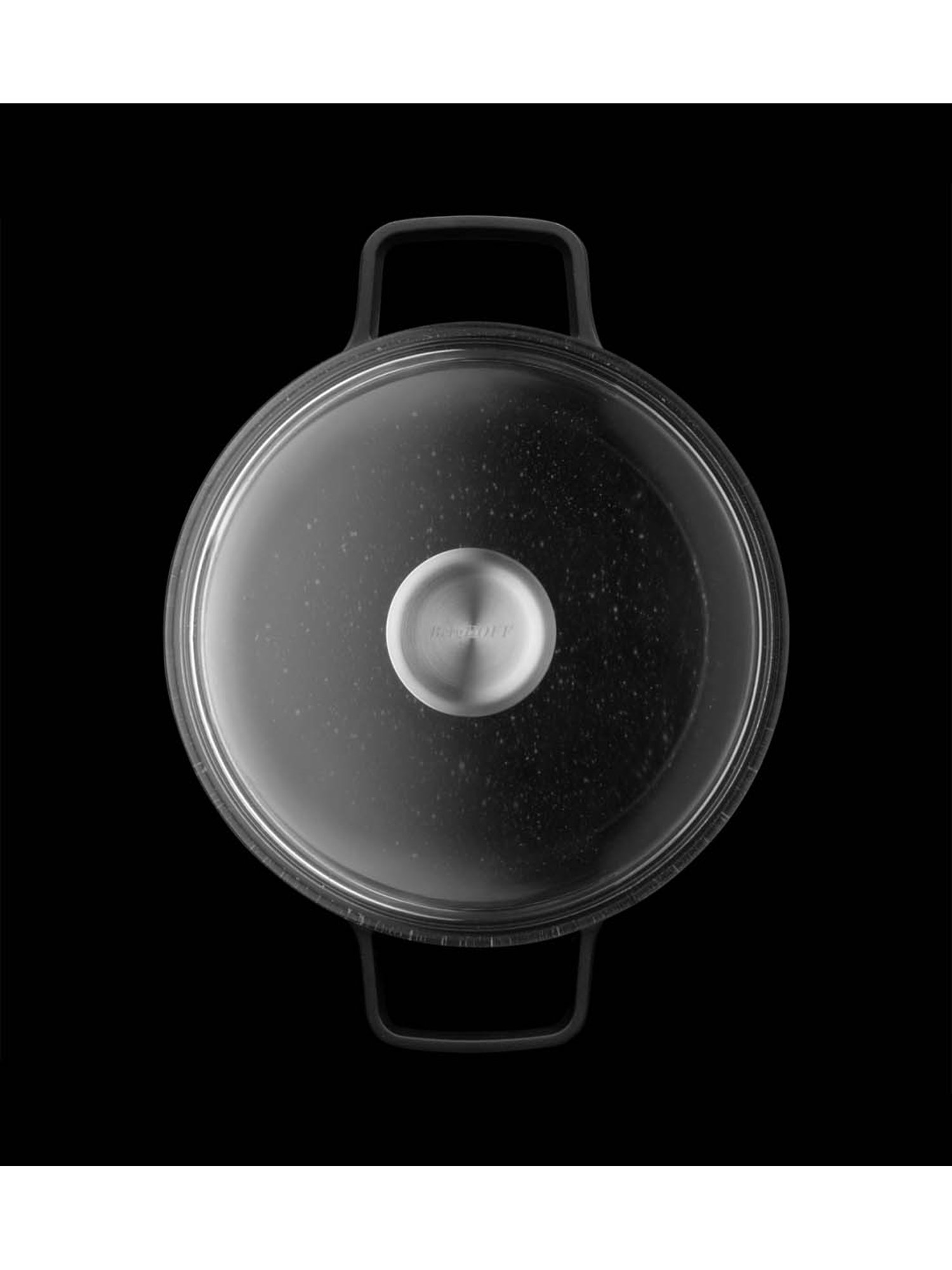 BergHOFF Gem Black Aluminium Casserole with Lid (2800 ml) - Set of 1