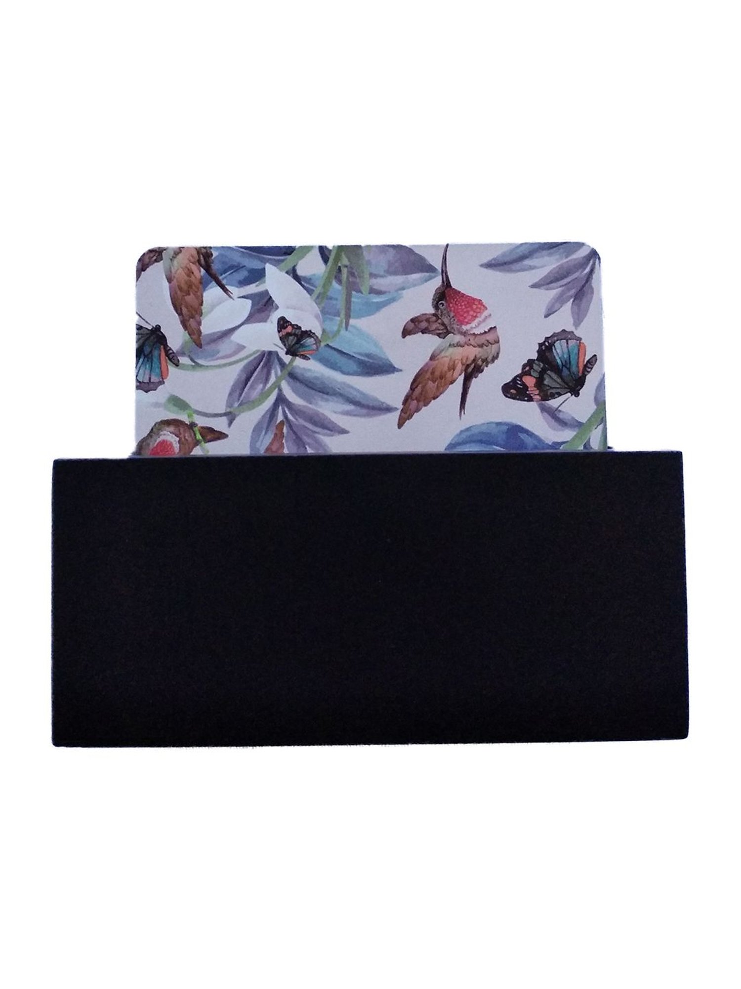 Crayton Square Printed MDF Coaster with Holder - Set of 6