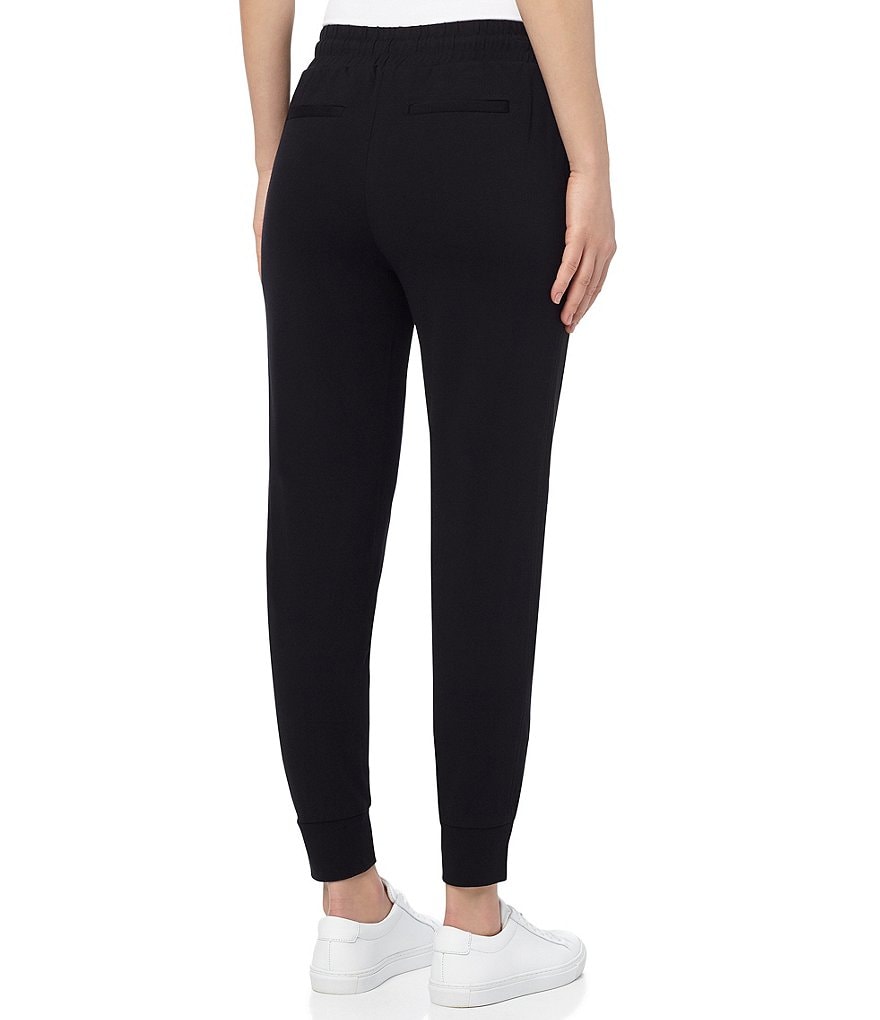 Jones New York Mesh Side Knit Jogger Drawstring Pants