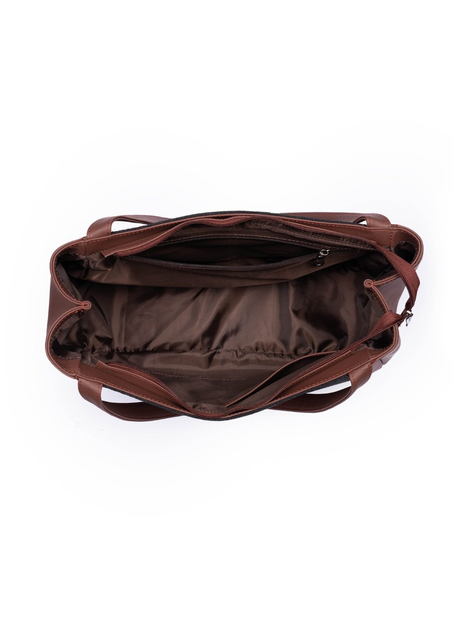 ZOUK Bristel Brown Printed Luna Shoulder Bag