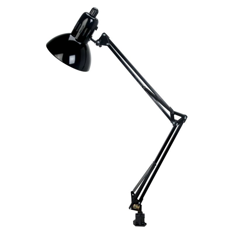 Lite Source Swing-Arm 1 Light Desk Lamp Black - Lite Source