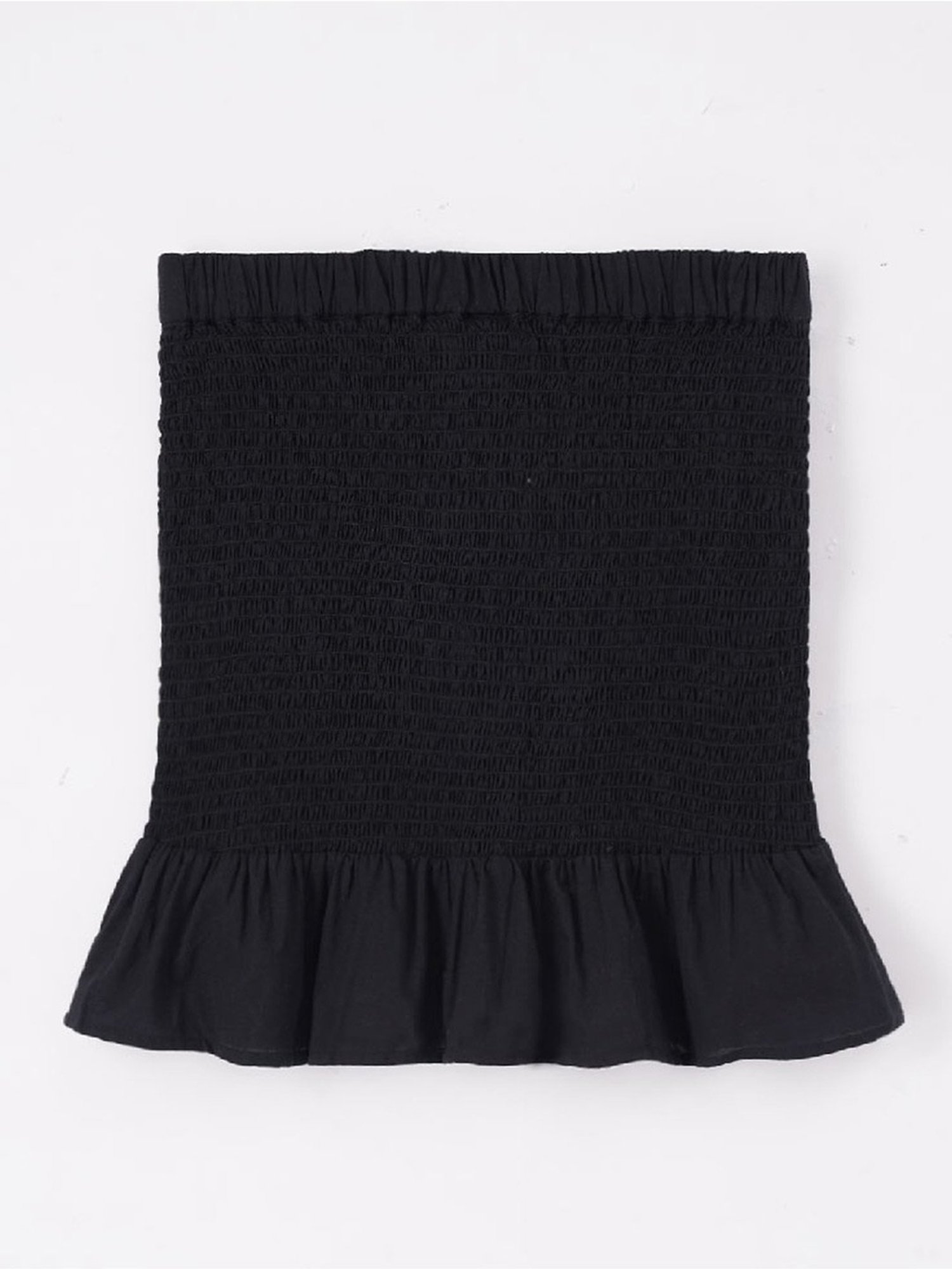 Edheads Kids Black Cotton Regular Fit Skirt
