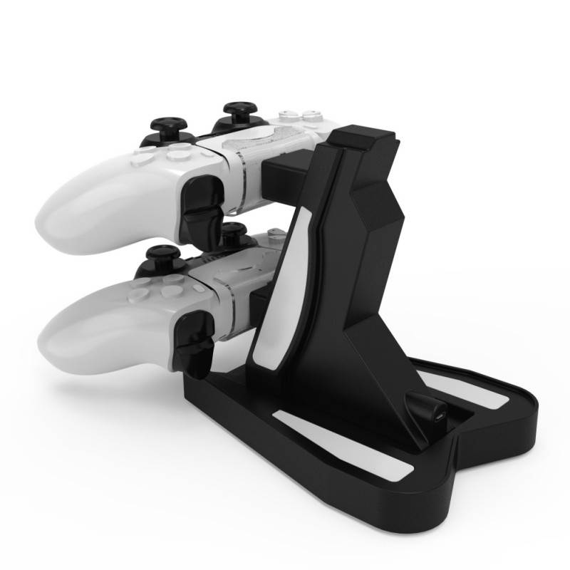 Type-C USB Dual Charger Dock Station Charging Stand for Sony Playstation 5 PS5 DualSense Controllers