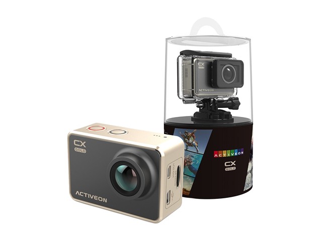 ACTIVEON CX Gold GCA10W Gold 2.00" Built-in LCD touch screen Action Camera