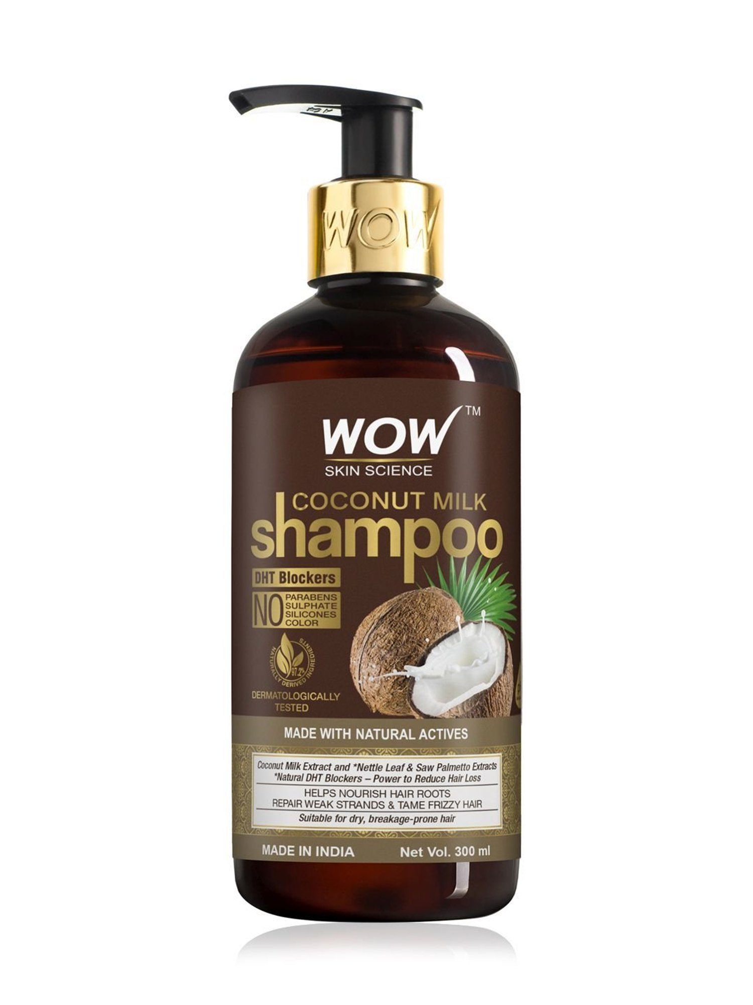Wow Skin Science Coconut Milk Shampoo - 300 ml