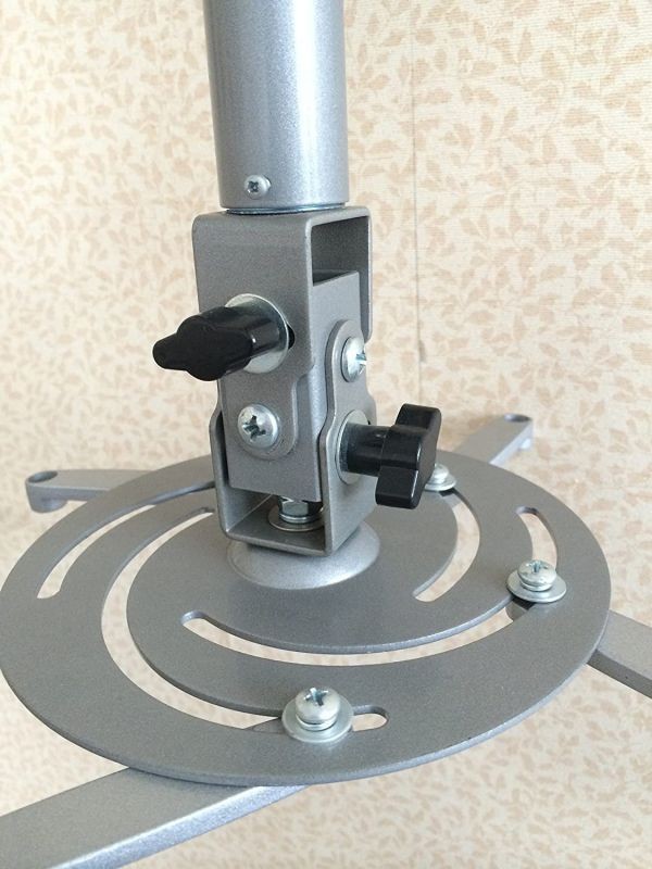 XtremPro Projector Ceiling Mount Universal Extension, Tilt 30 Degree 360&deg; Degree Max 22Lbs Load Capacity - Black (41037)