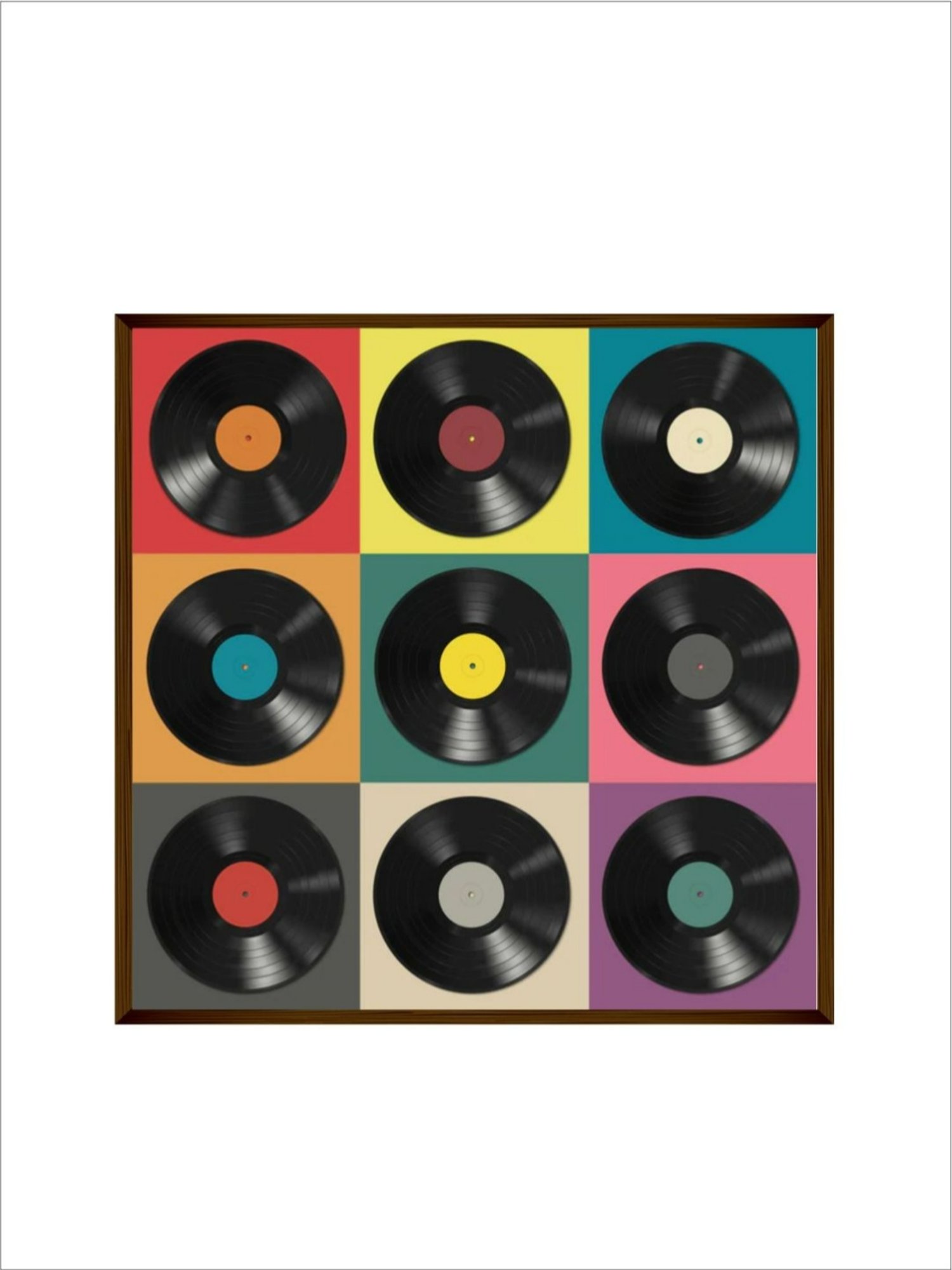 The Art House Abstract Multicolor Canvas Painting