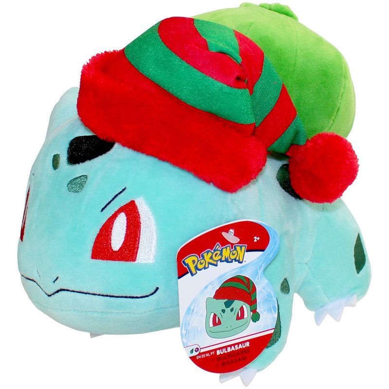 Pokemon Seasonal Plush Holiday Bulbasaur 8"