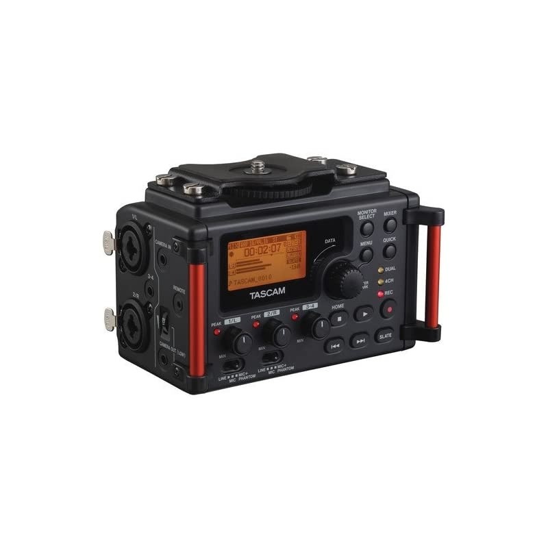 DR-60DmkII 4-Channel Portable Recorder with 16GB Memory Card, 3.5mm Stereo Cable, Charger with 4 AA Batt Bundle