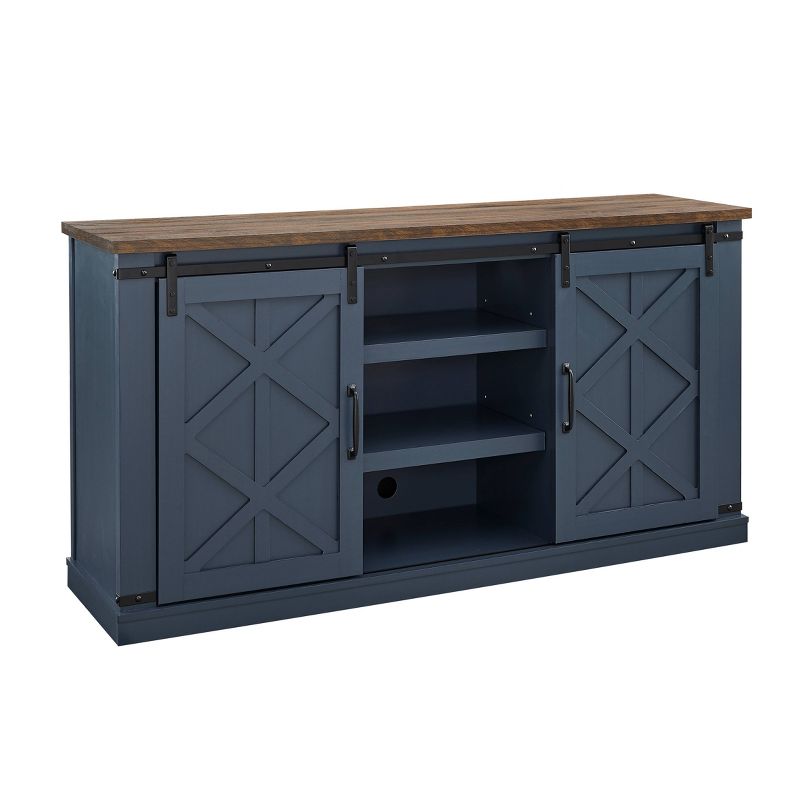 58" TV Stand for TVs up to 65" Navy - Home Essentials