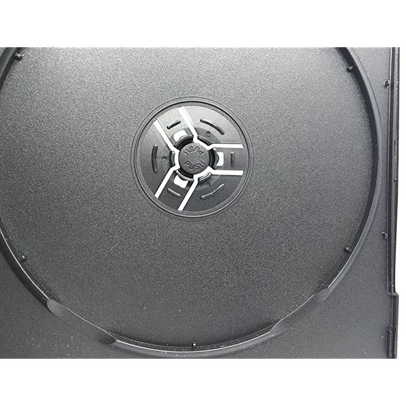 50) Premium Slimline Single 1-Disc DVD Cases 7mm (Green)