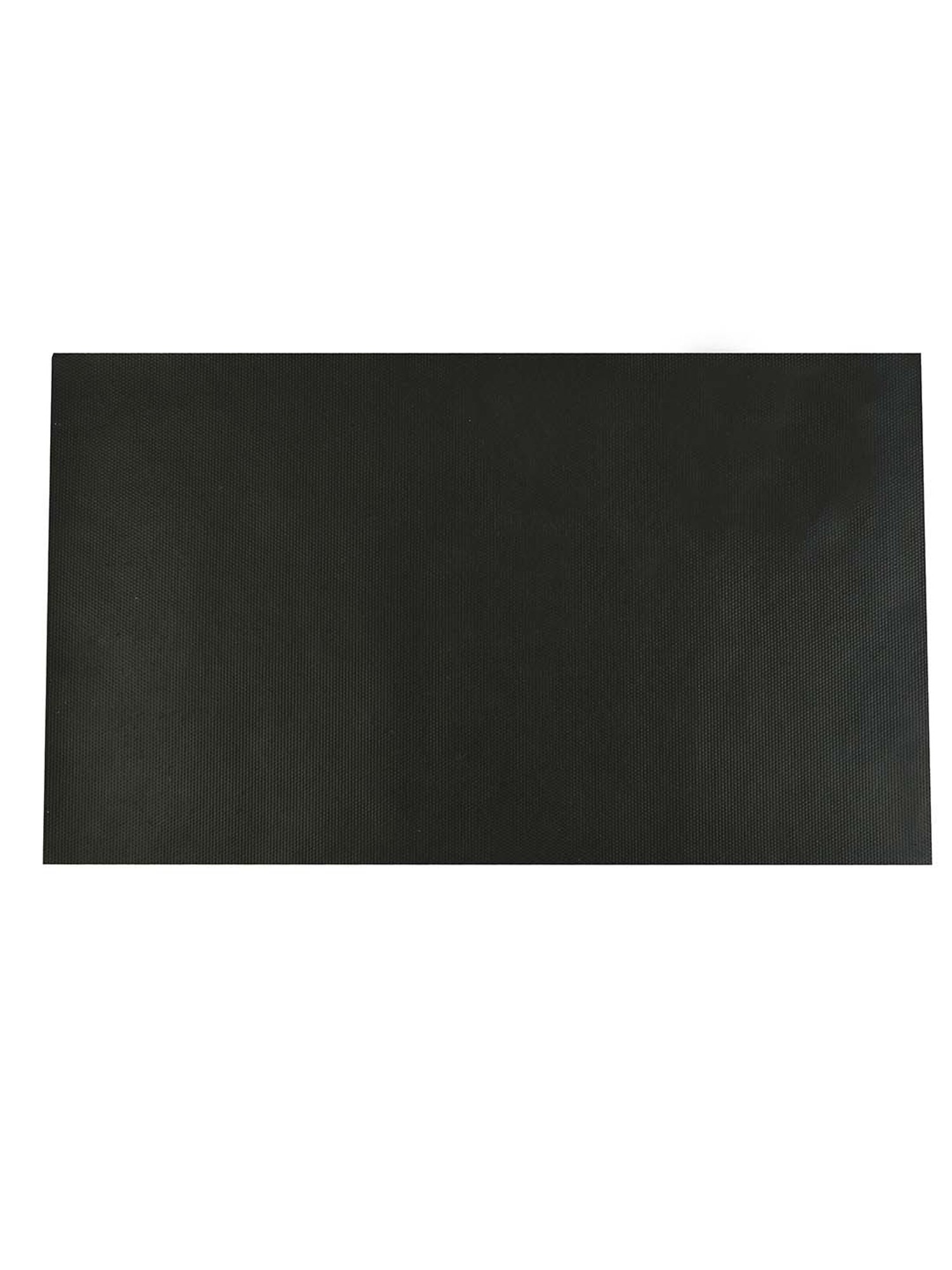 Saral Home Black Jute 1791 GSM Door Mat - Set of 1