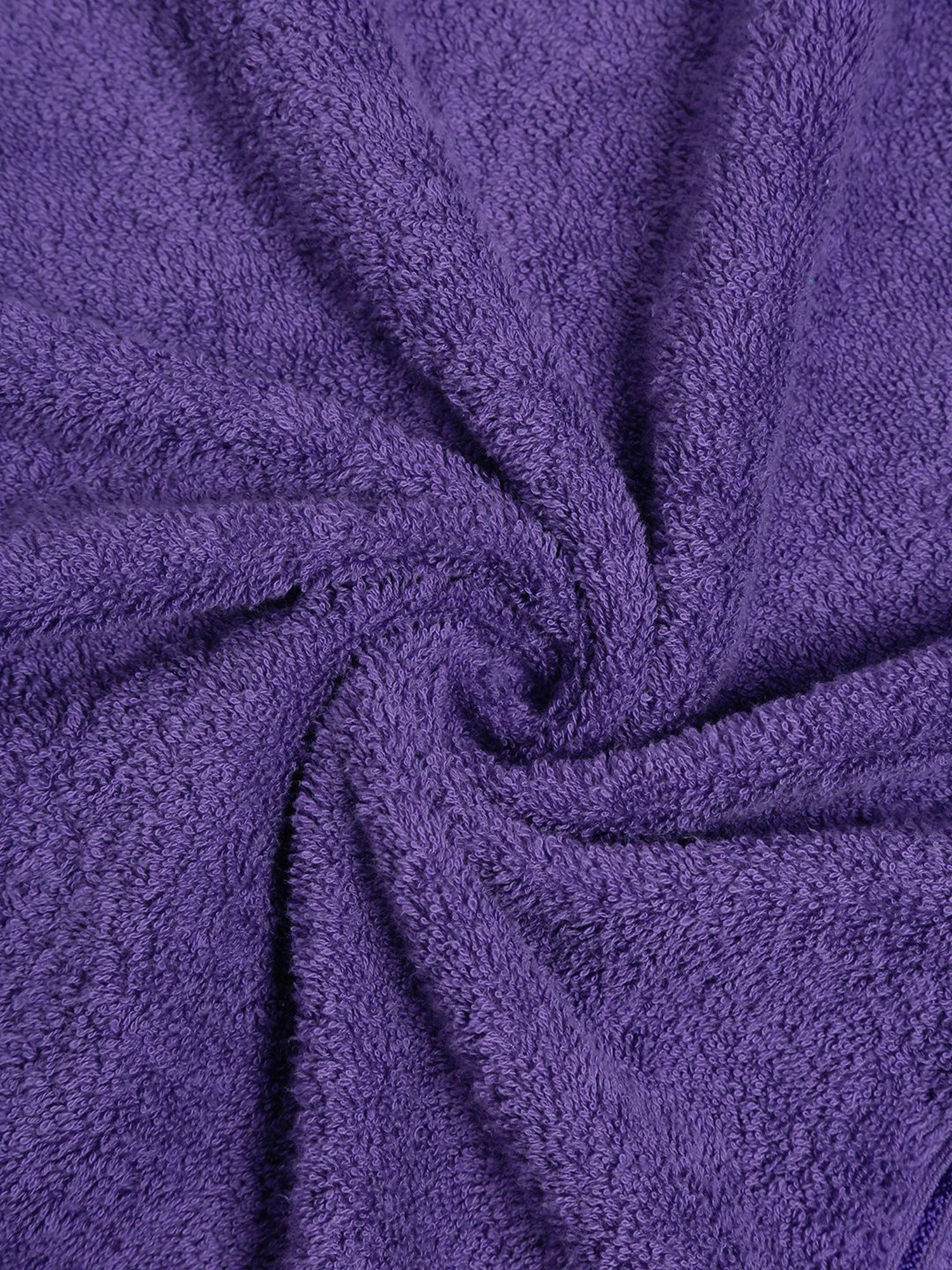 Creeva Violet 525 GSM Cotton Towel Set of 4