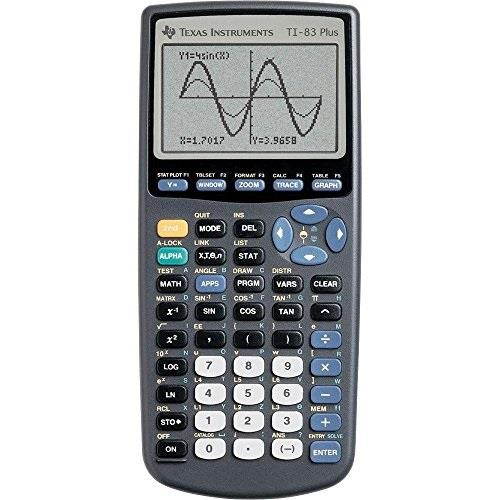 texas instruments ti83 plus graphing calculator