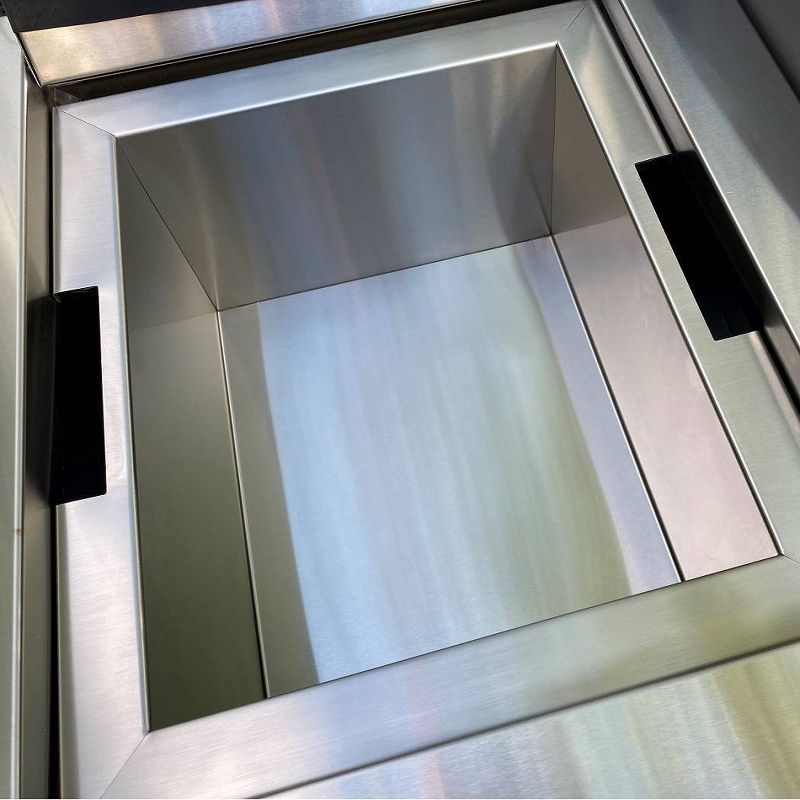 TYTUS 4-Burner Gas Grill Island TI400PCCLP-3.0.2 Stainless Steel/Charcoal Gray