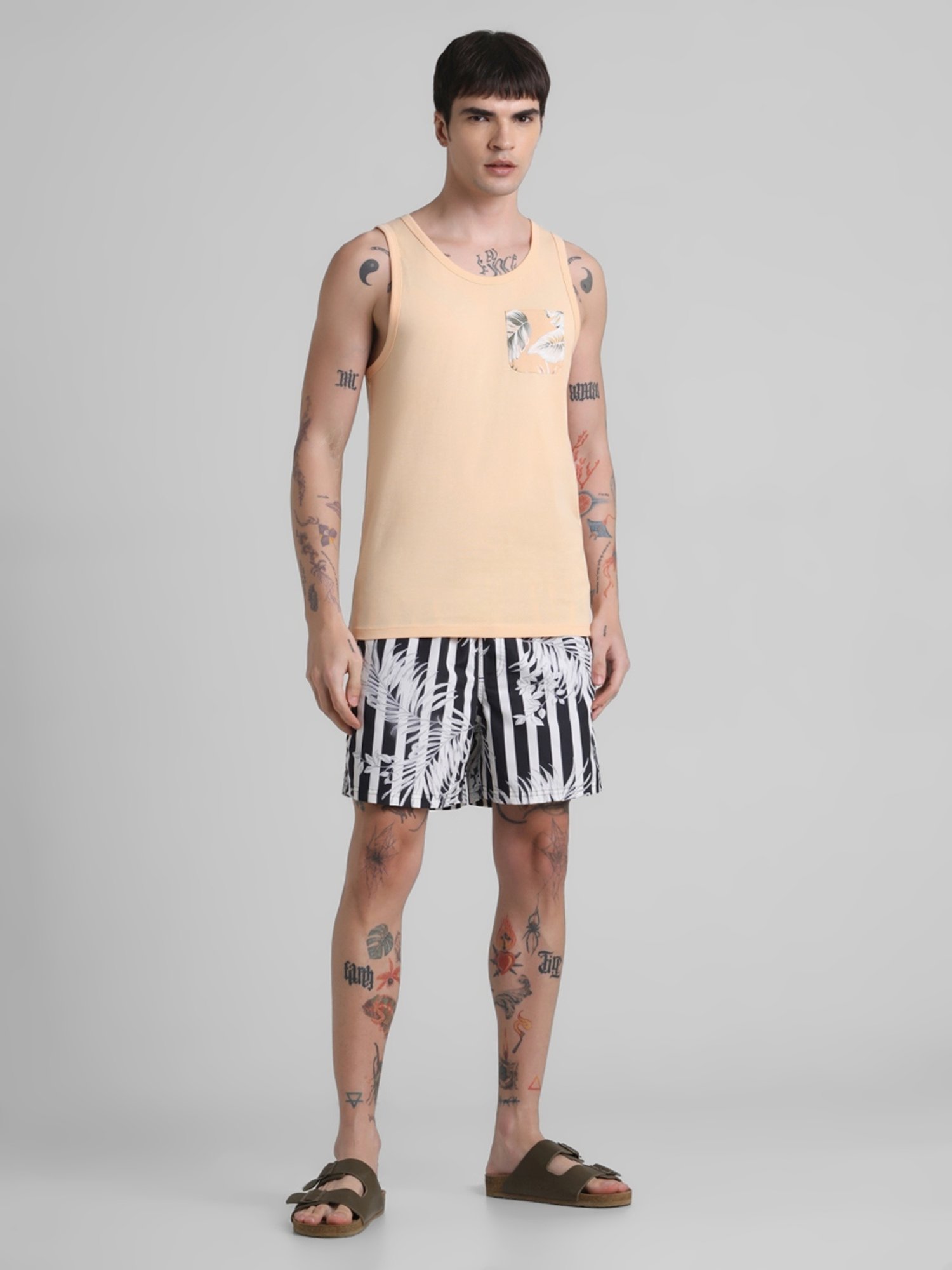 Jack & Jones Apricot Ice Cotton Slim Fit Tank Tee