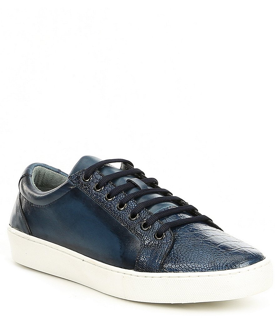 Belvedere Men's Anthony Leather Lace-Up Sneakers