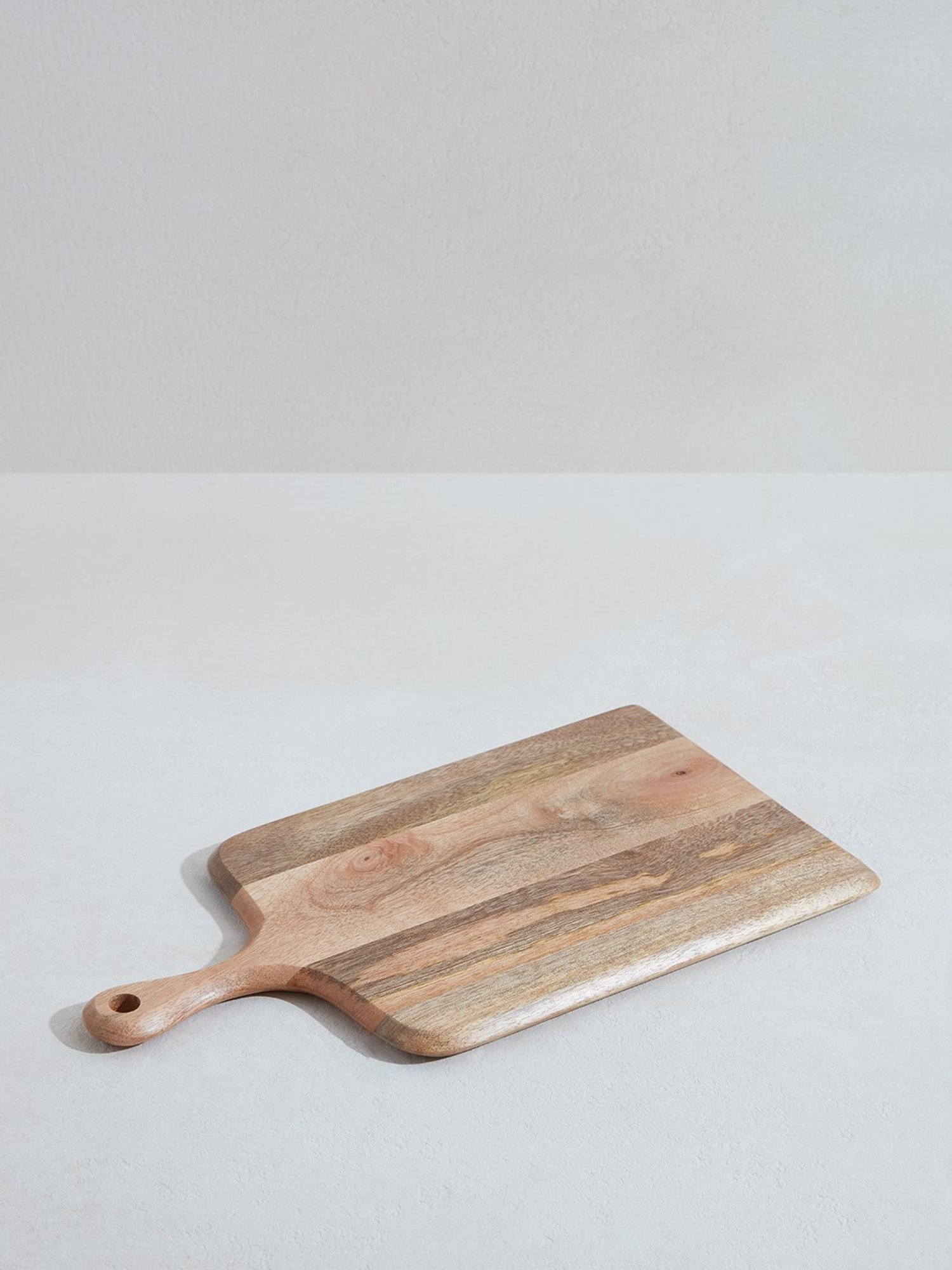 Crayton Natural Beige Mango Wood Chopping Board - Set of 1