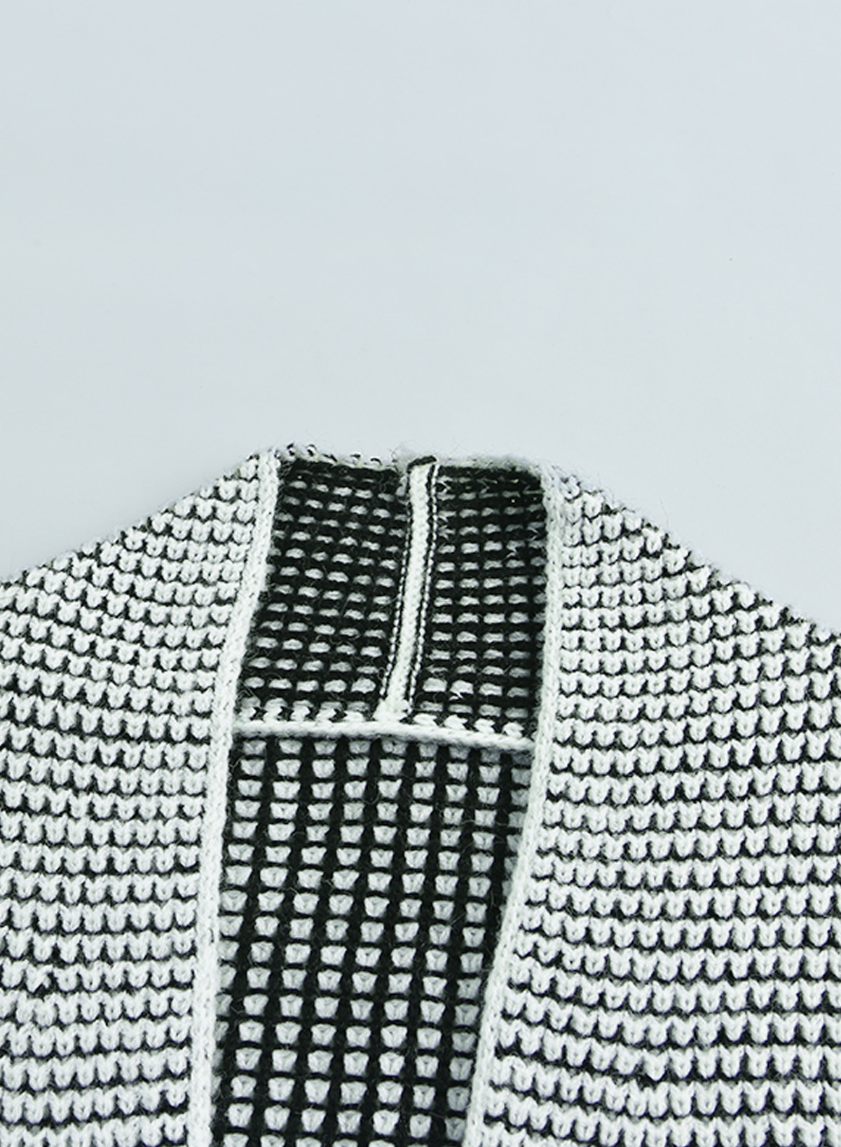 Karen Kane Long Sleeve Asymmetrical Hem Round Neck Sweater