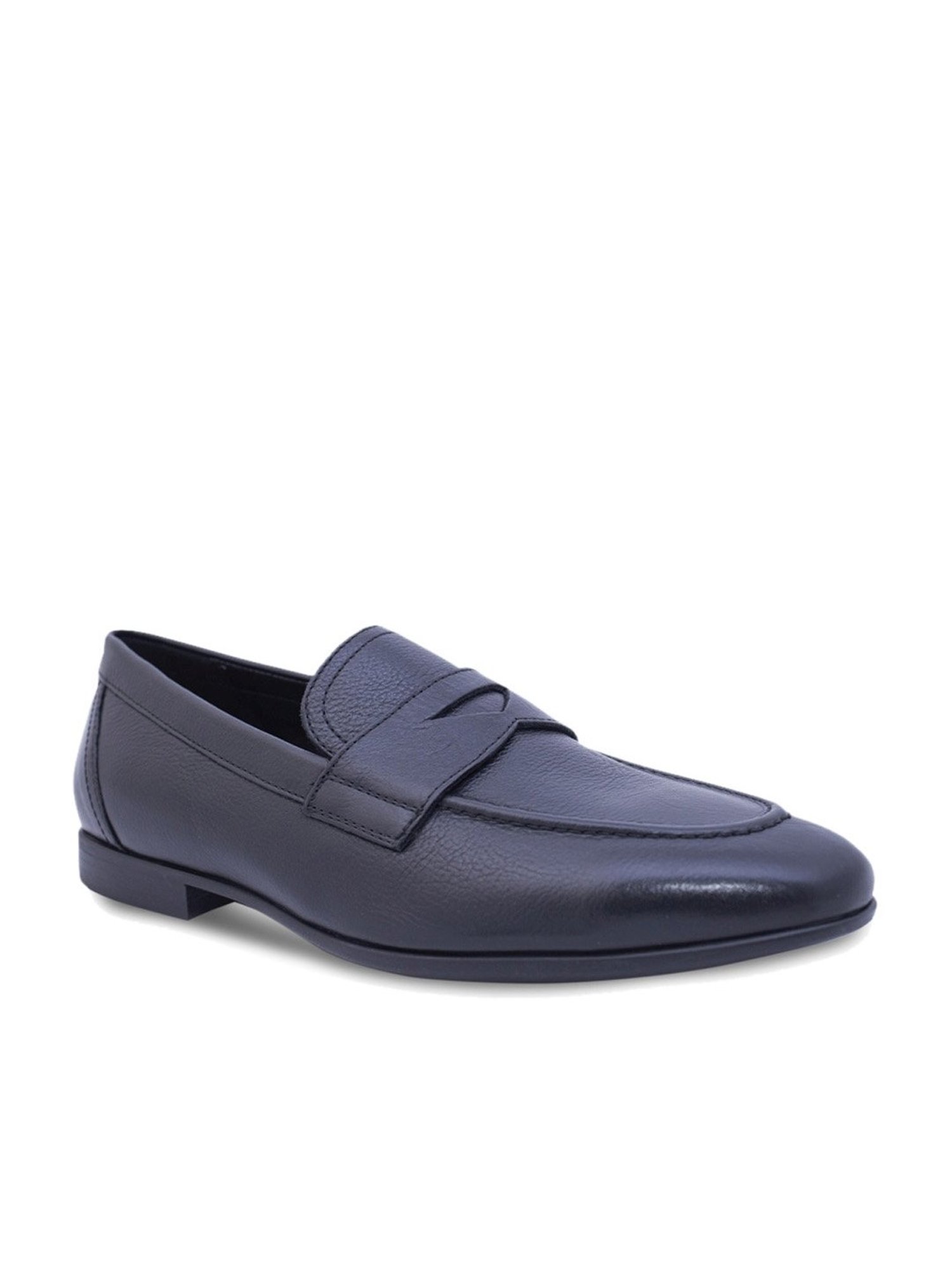 Geox Men's U Sapienza Black Loafers