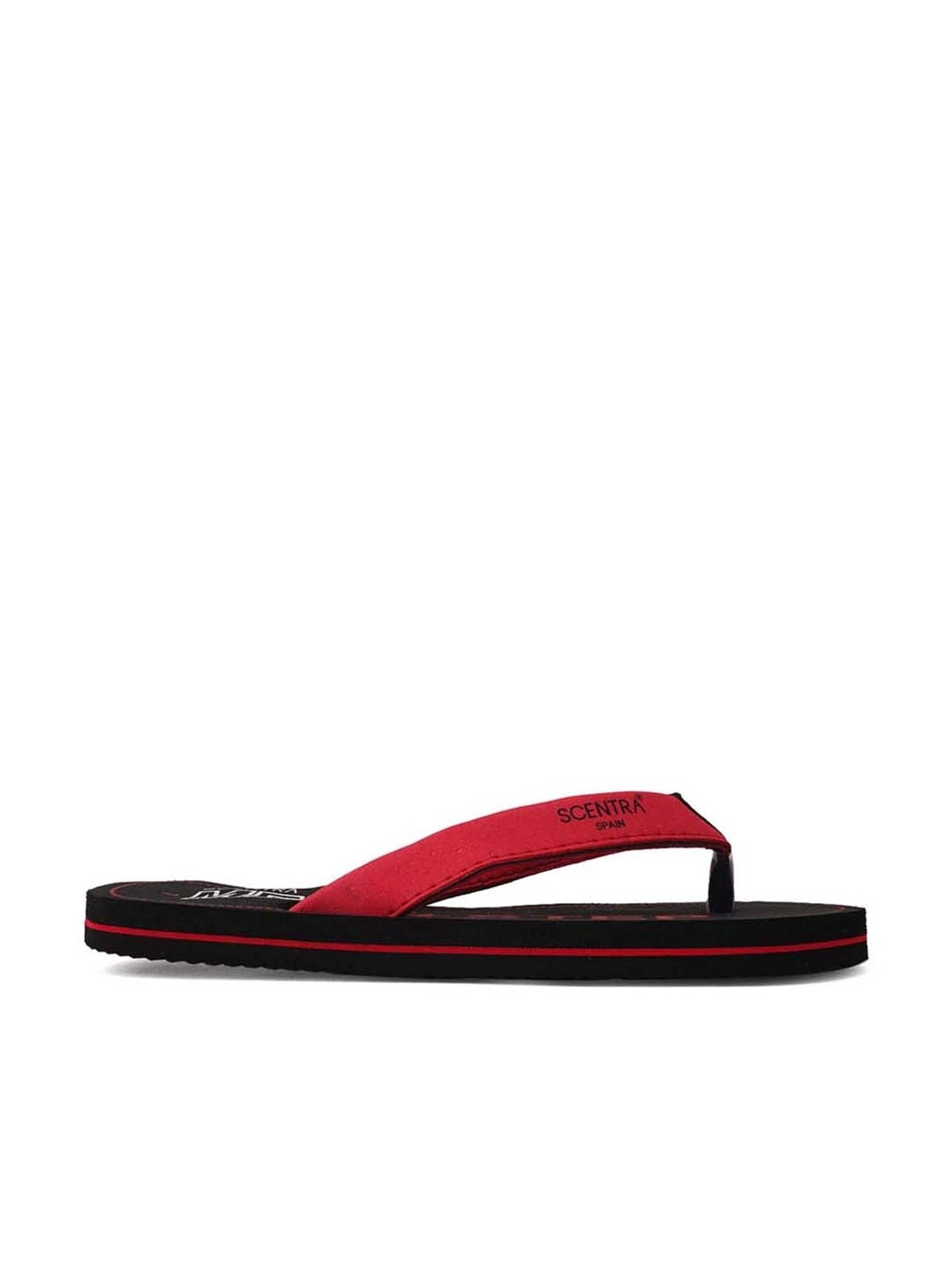 Scentra Women's Red Flip Flops