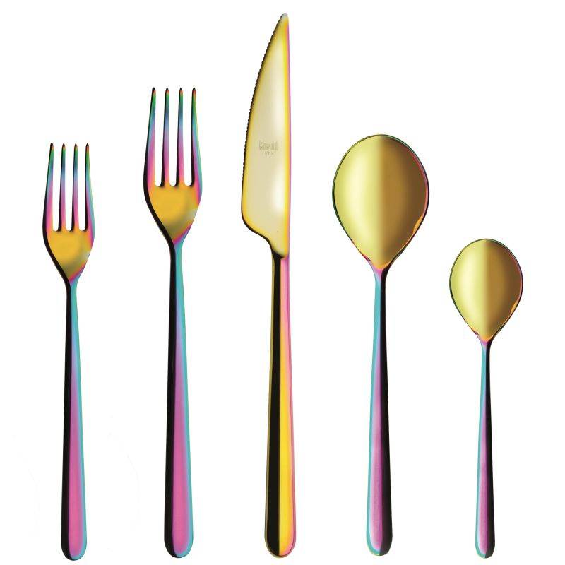 5 pcs Place Setting Linea Rainbow