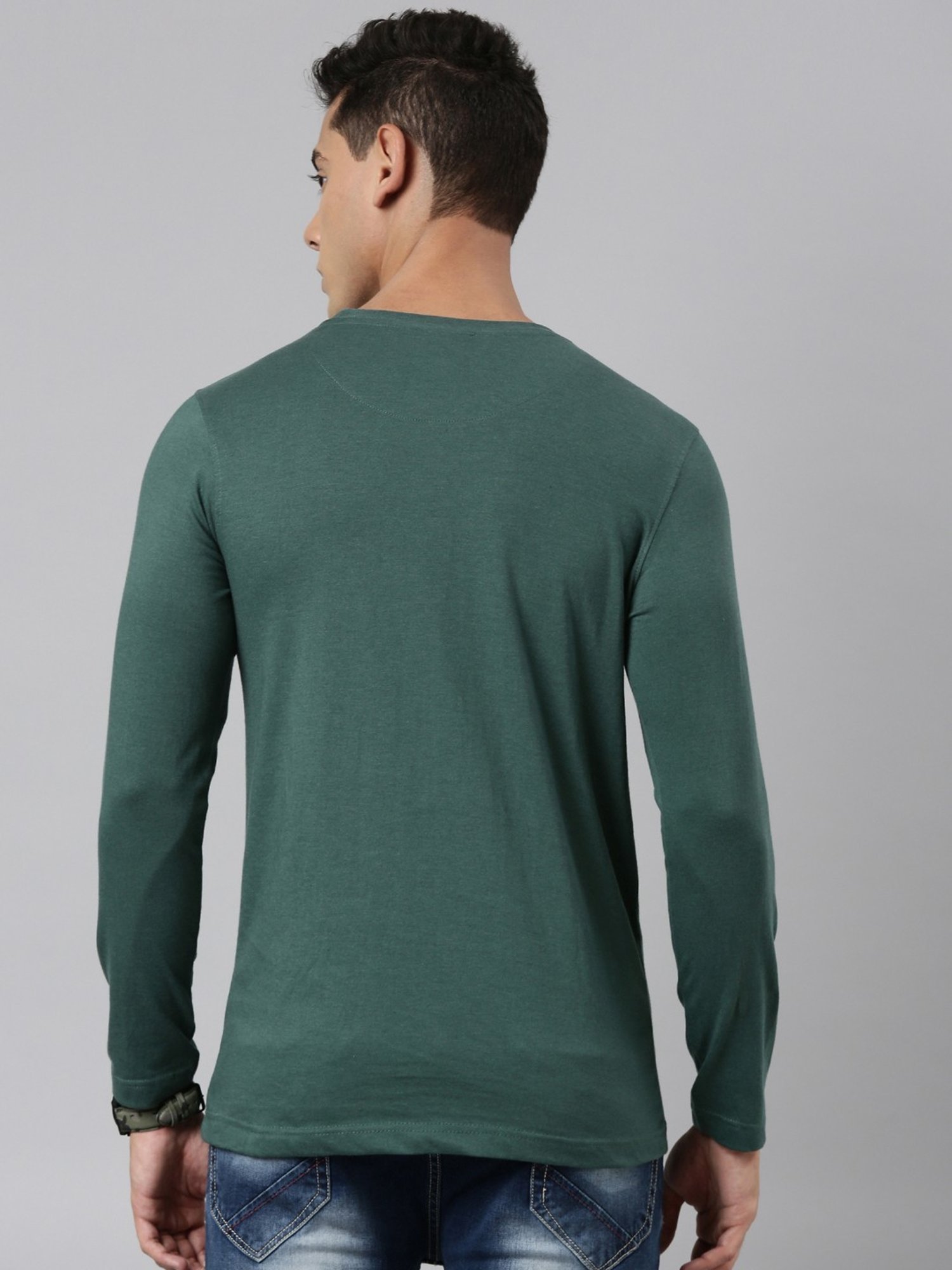 Dixcy Scott Originals Green Cotton Comfort Fit T-Shirt